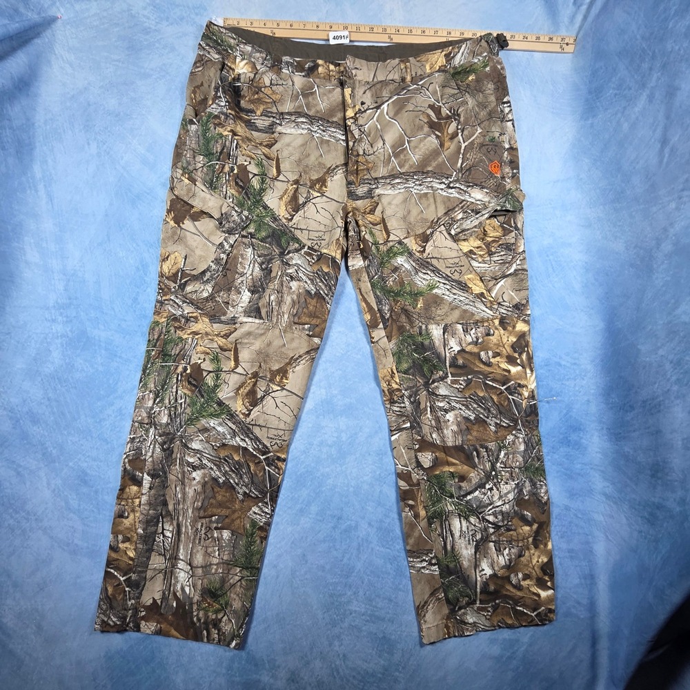 Game Winner Men 2XL Realtree Xtra Camo Hunting Cargo Pants Adjustable Belt 44x31